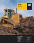 D5N. Pásový dozer. Motor Cat 3126B DITAAC. Provozní hmotnosti. Objem radlice Radlice VPAT 2,6 m 3