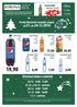 Prodej Vánočních stromků a kaprů od 21. do Pepsi 0,33l plech. Toma 1 l 1 00% cola. pomeranč mirinda. cola. jablko 7up. mirinda.
