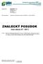 Číslo objednávky: Objednávka znaleckého posudku č.018/ zo dňa ZNALECKÝ POSUDOK. číslo úkonu 67 / 2013