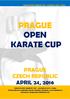 PRAGUE OPEN KARATE CUP