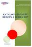 KATALOG SEMINÁŘŮ BŘEZEN A DUBEN 2017