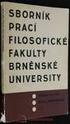 SBORNÍK PRACÍ FILOSOFICKÉ FAKULTY BRNĚNSKÉ UNIVERSITY STUDIA MINORA FACULTATIS PHILOSOPHICAE UNIVERSITATTS BRUNENSIS 1972, B 19