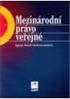 Vymezení obecné a zvláštní části mezinárodního práva veřejného