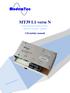 MT39 L1 verse N komunikační modem PLC měření energie - pulsní. Uživatelský manuál