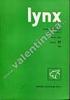 PŘÍLOHA. Rejstřík k časopisu Lynx, nová serie za léta ANNEX. Index to the journal Lynx, new series,