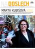 X. / LISTOPAD 2016 NEWSLETTER VYDAVATELSTVÍ SUPRAPHON a.s.  MARTA KUBIŠOVÁ SOUL