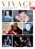 VIVACE. Revue o klasické hudbû v nahrávkách vydavatelství Supraphon DAGMAR PECKOVÁ. LUKÁŠ VASILEK Foto 2014 LUKÁŠ PELECH JITKA HOSPROVÁ