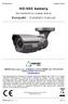 HD-SDI kamery MDC-H6290VTD-20, C1080BL-IR48-AF. Kompakt - Instalační manuál