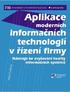 Aplikace moderních informaèních technologií v øízení firmy Nástroje ke zvyšování kvality informaèních systémù