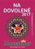 NA DOVOLENÉ. Rezervujte online na  25 kouzelných let s Vámi!