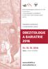 OBEZITOLOGIE A BARIATRIE 2016