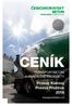 CENÍK. Provoz Klatovy Provoz Přeštice 2016 TRANSPORTBETON A ZNAČKOVÉ PRODUKTY. transportbeton.cz