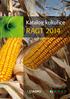 Katalog kukuřice RAGT 2014