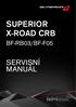 SUPERIOR X-ROAD CRB BF-RB03/BF-F05 SERVISNÍ MANUÁL
