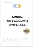 MANUÁL SQL Ekonom 2017 verze