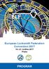 European Locksmith Federation Convention května 2017 Praha PROGRAM
