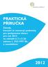 PRAKTICKÁ PŘÍRUČKA. Zásady, kterými se stanovují podmínky pro poskytování dotací pro rok 2012 na základě 2 a 2d zákona č. 252/1997 Sb.