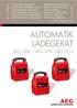97003, 97004, Automatik Ladegerät AG 1208 / AG 1210 / AG 1212