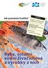 Ryby, ostatní vodní živočichové a výrobky z nich