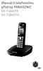 Manuál k telefonnímu přístroji PANASONIC KX-TG6411FX KX-TG6412FX