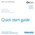 Quick start guide. Philips GoGear MUSE MP4 player SA2MUS08 SA2MUS16 SA2MUS32