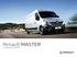 Renault MASTER. Uživatelská příručka