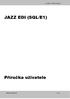 Jazz EDI Příručka uživatele JAZZ EDI (SQL/E1) Příručka uživatele 1 / 30