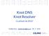 Knot DNS Knot Resolver