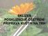 SKLIZEŇ POSKLIZŇOVÉ OŠETŘENÍ PŘÍPRAVA KVĚTIN NA TRH