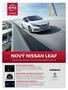 NOVÝ NISSAN LEAF. Nyní se sadou Dynamic a 5 servisními prohlídkami zdarma!