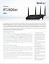 Router RT2600ac. Změňte obraz své sítě. Klíčové vlastnosti. Revoluční používání softwaru