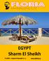 EGYPT Sharm El Sheikh FLORIA Cestovní Kancelář s.r.o.