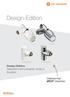 Design-Edition. Design-Edition Dekorativní termostatické ventily a šroubení