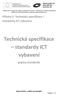 Technická specifikace standardy ICT vybavení