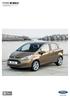 FORD B-MAX MALOPRODAJNI CENIK - MODELNO LETO Velja od: do preklica