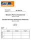 MAGNETIC PARTICLE EXAMINATION (AWS D1.1 ED. 2010) ZKOUŠENÍ METODOU MAGNETICKOU PRÁŠKOVOU MT AWS 214 PROCEDURE NO. POSTUP Č. valid from: platné od: