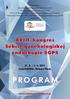 PROGRAM. XVIII. kongres Sekcie gynekologickej endoskopie SGPS hotel PATRIA, Štrbské Pleso.