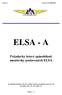 Znění ze dne:30/06/2011 ELSA - A. Požadavky letové způsobilosti amatérsky postavených ELSA