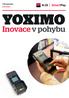 Uživatelská příručka YOXIMO. Inovace v pohybu