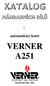automatický kotel VERNER A251 ČSN EN ISO 9001: 2001