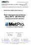 Papír impregnovaný prchavou látkou MPTX / METPROTEX