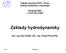 Základy hydrodynamiky