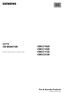 CCTV CB MONITOR CMCC1020 CMCC1420 CMCC1725 CMCC2120. Uživatelský manuál. Fire & Security Products. Siemens Building Technologies
