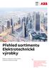 Přehled sortimentu Elektrotechnické výrobky