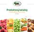 Produktový katalog mražená zelenina, ovoce a houby