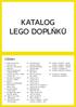 KATALOG LEGO DOPLŇKŮ