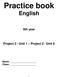 Practice book English