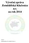 Výroční zpráva Zemědělská Klučenice a.s. za rok 2014