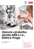 Historie výrobního závodu ABB s.r.o., Elektro-Praga