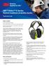 3M Peltor X Series Pasivní mušlové chrániče sluchu